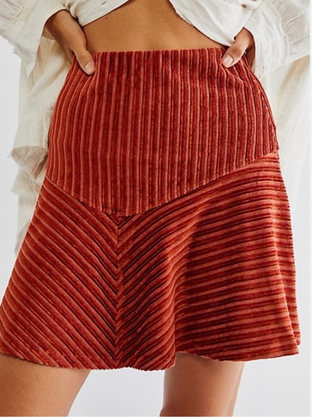 Free people Camden mini skirt
